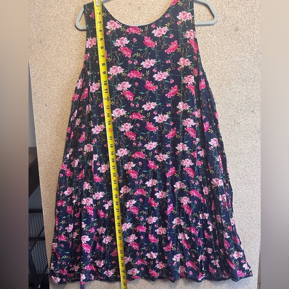 Old Navy Navy and Pink Floral Dress Size XXL - Picture 5 of 6